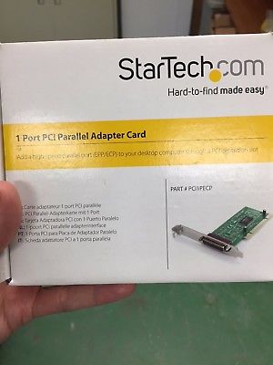 StarTech.com 1 Port PCI Parallel Adapter Card PCI1PECP
