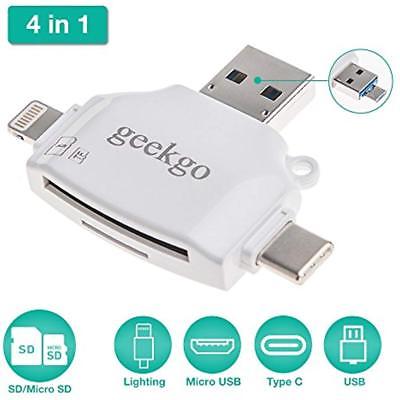 SD Memory Card Readers & Micro For Apple IPhone IPad/Android Phone/MacBook With