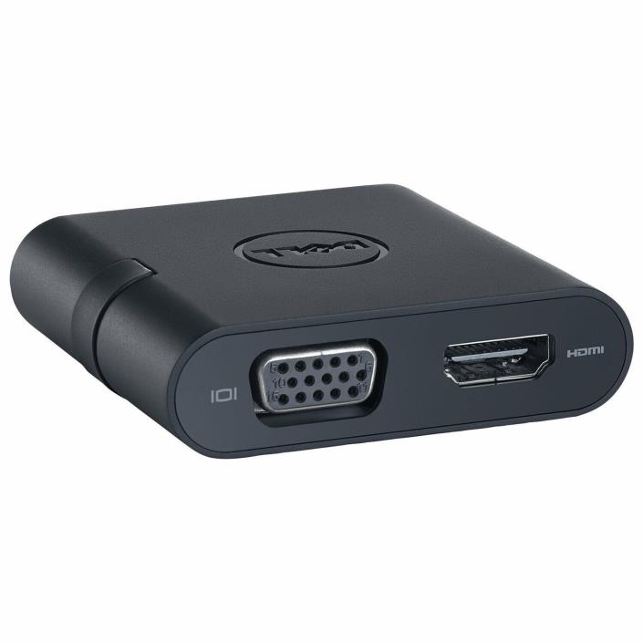 Dell USB 3.0 HDMI/VGA/Ethernet/USB 2.0 Adapter - Black #3249
