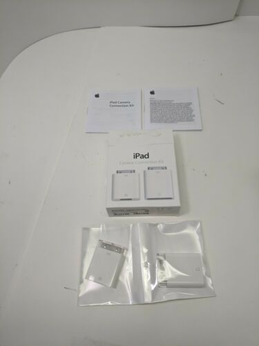 Original APPLE 30-Pin iPad CAMERA CONNECTION Kit MC531ZM/A New unused open box