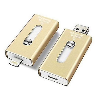 128GB iPhone USB Flash Drive, iOS Memory Stick, iPad External Storage Expansi...