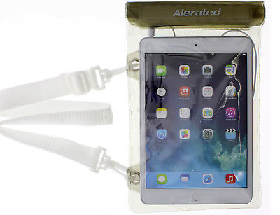 Aleratec Water-resistant Dry Bag Pouch w/ Speakers for iPad Mini and 7