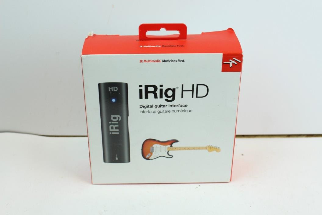 NEW iRig HD IK Multimedia iOS Iphone Ipad Guitar studio