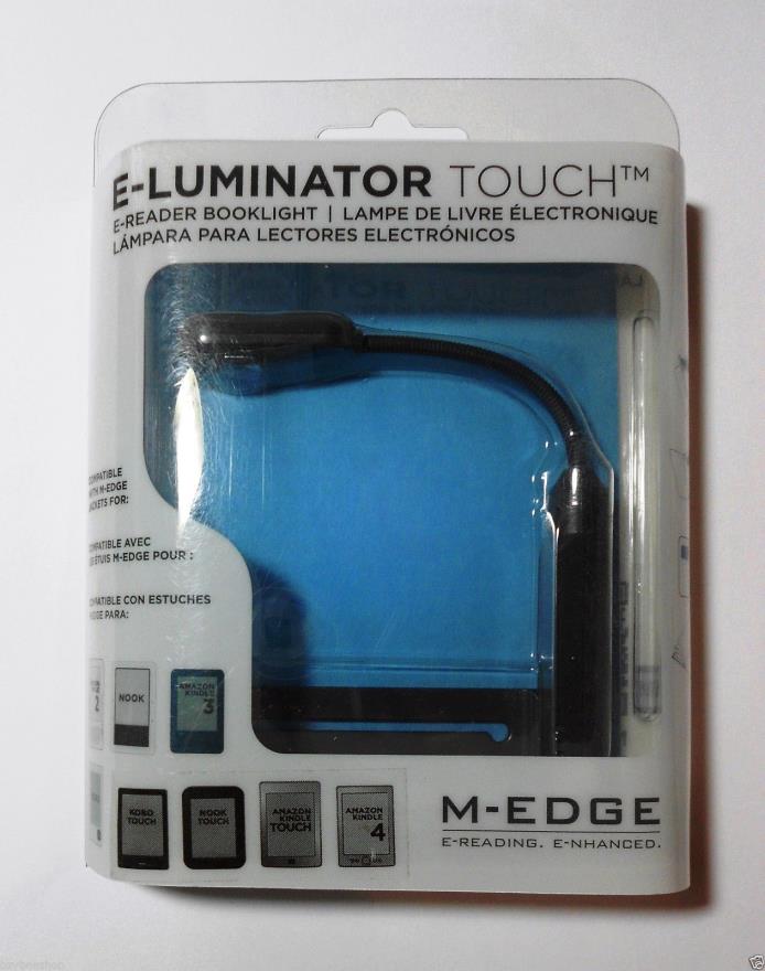 NEW M-Edge E-Luminator Touch E-Reader BookLight UN1E3ABSGR