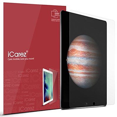 Apple 12.9-inch iPad Pro Screen Protector , iCarez [HD Anti Glare] [ Unique Hing