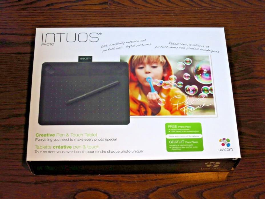 Brand New Wacom Intuos Photo Pen & Touch Small Tablet CTH490PK - Free Shipping