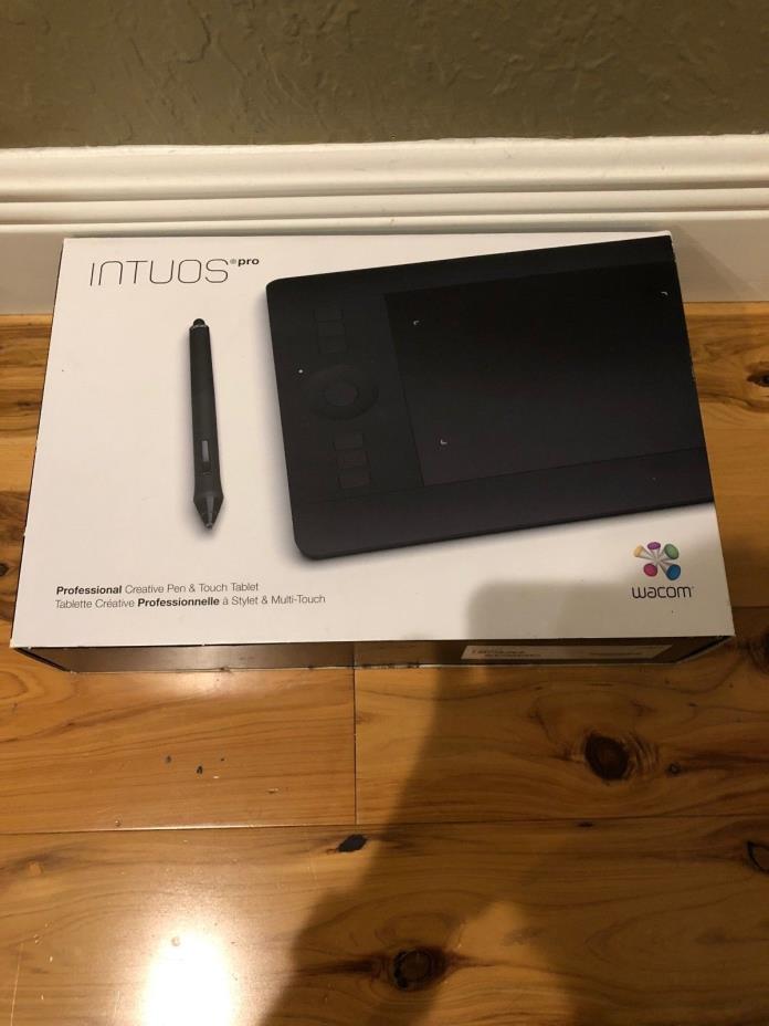 Wacom PTH-451 Intuos Pro Professional Pen & Touch Tablet (Black, Small)