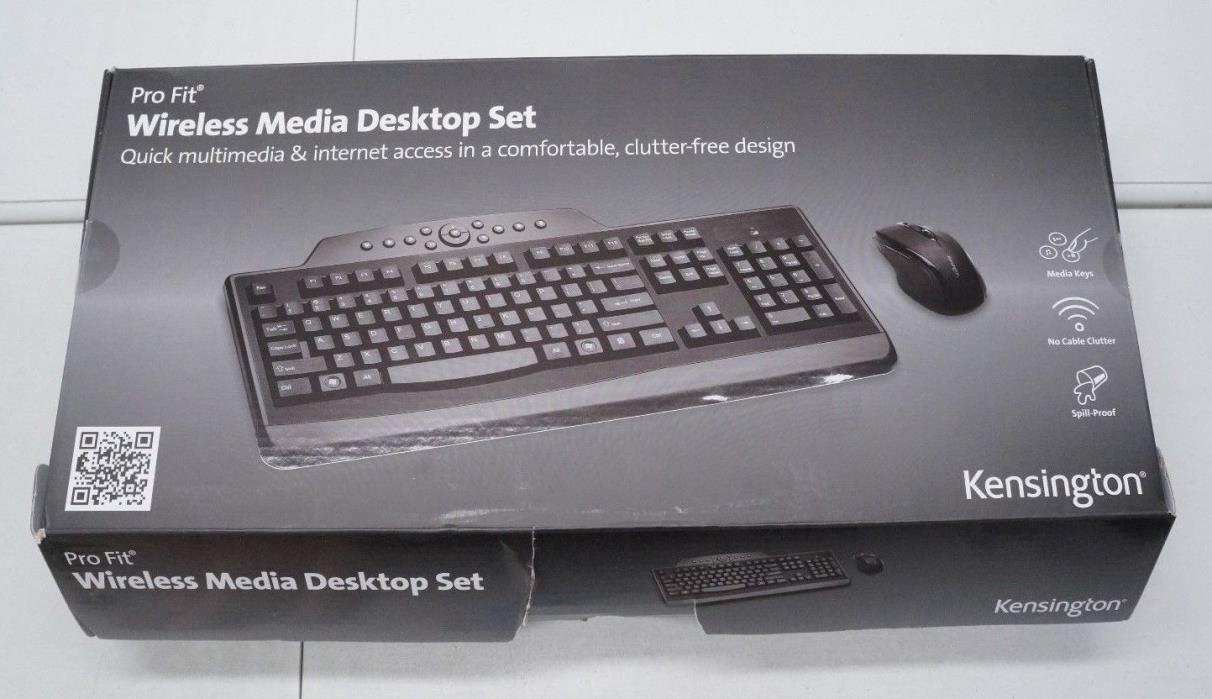 Kensington M01140-K Pro Fit Wireless Media Desktop Set Keyboard ONLY