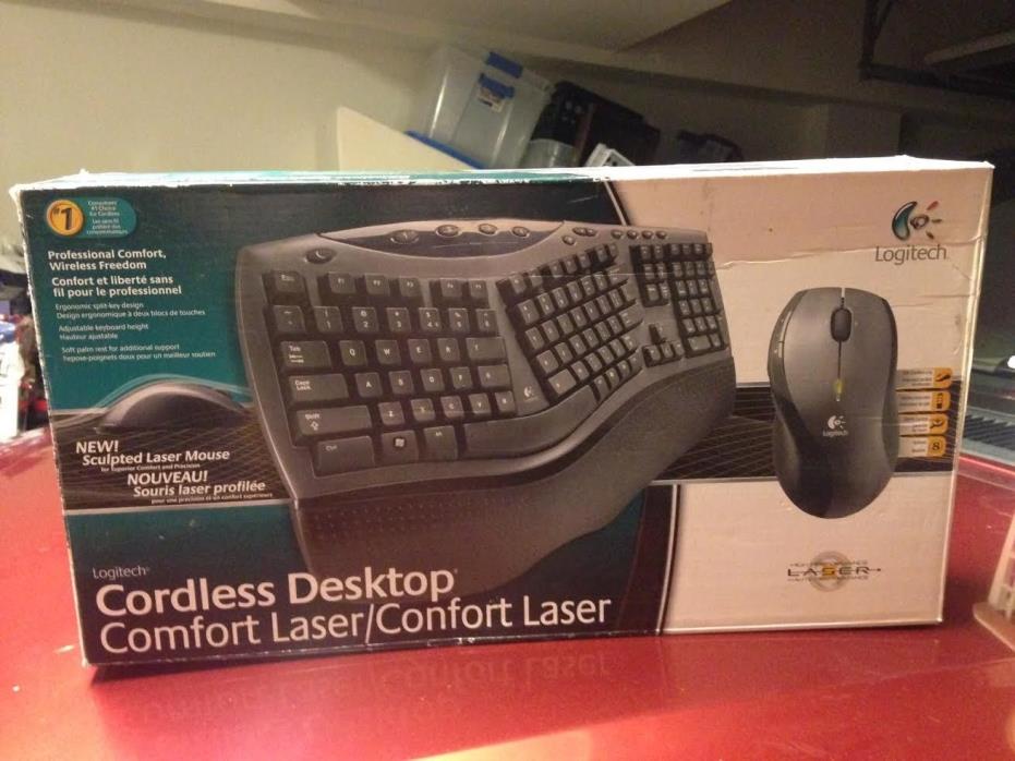 Logitech Cordless Desktop comfort laser Ergonomic