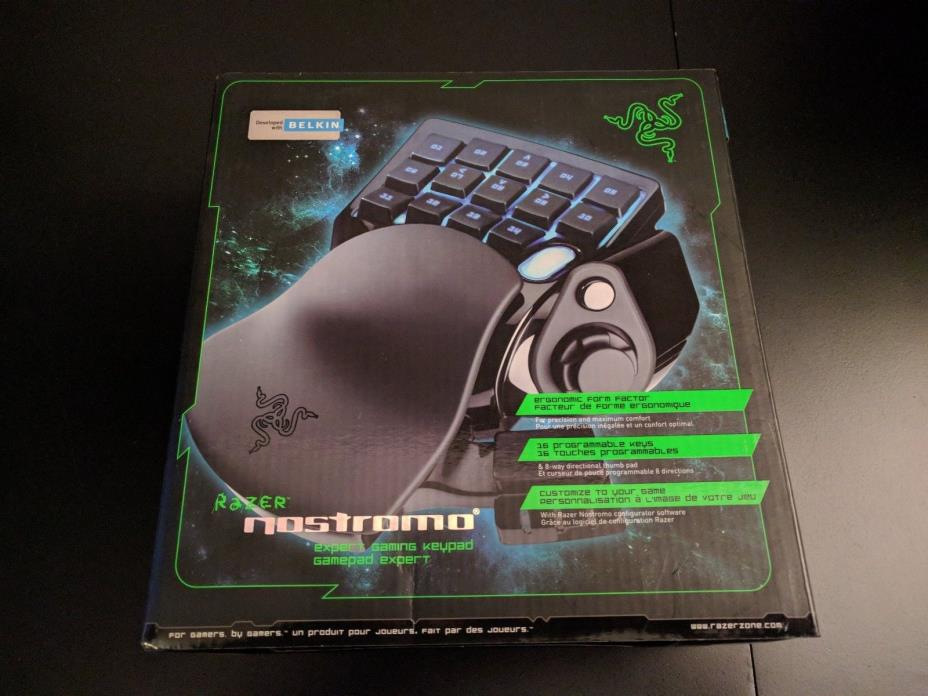 RAZER Nostromo PC Gaming Keypad New Sealed