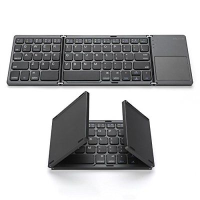 Foldable Bluetooth Keyboard Jelly Comb Pocket Size Portable Mini BT Wireless for