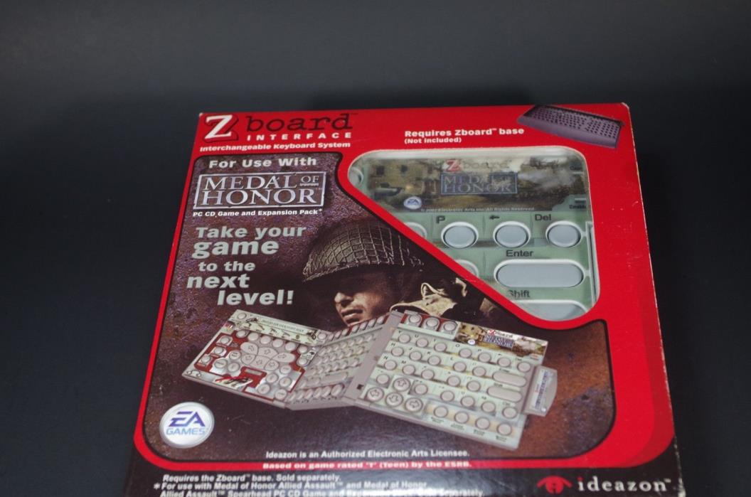 Z Board Interface Medal Of Honor Interchangeable Keyboard System Ideazon NIB
