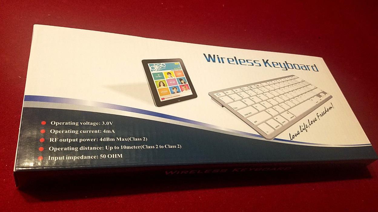 Wireless Bluetooth Keyboard for phones/tablets/computers (LOT of 6)