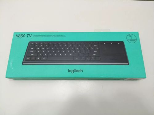 Logitech K830 Illuminated Wireless Keyboard Internet-Connected TV USB/Bluetooth