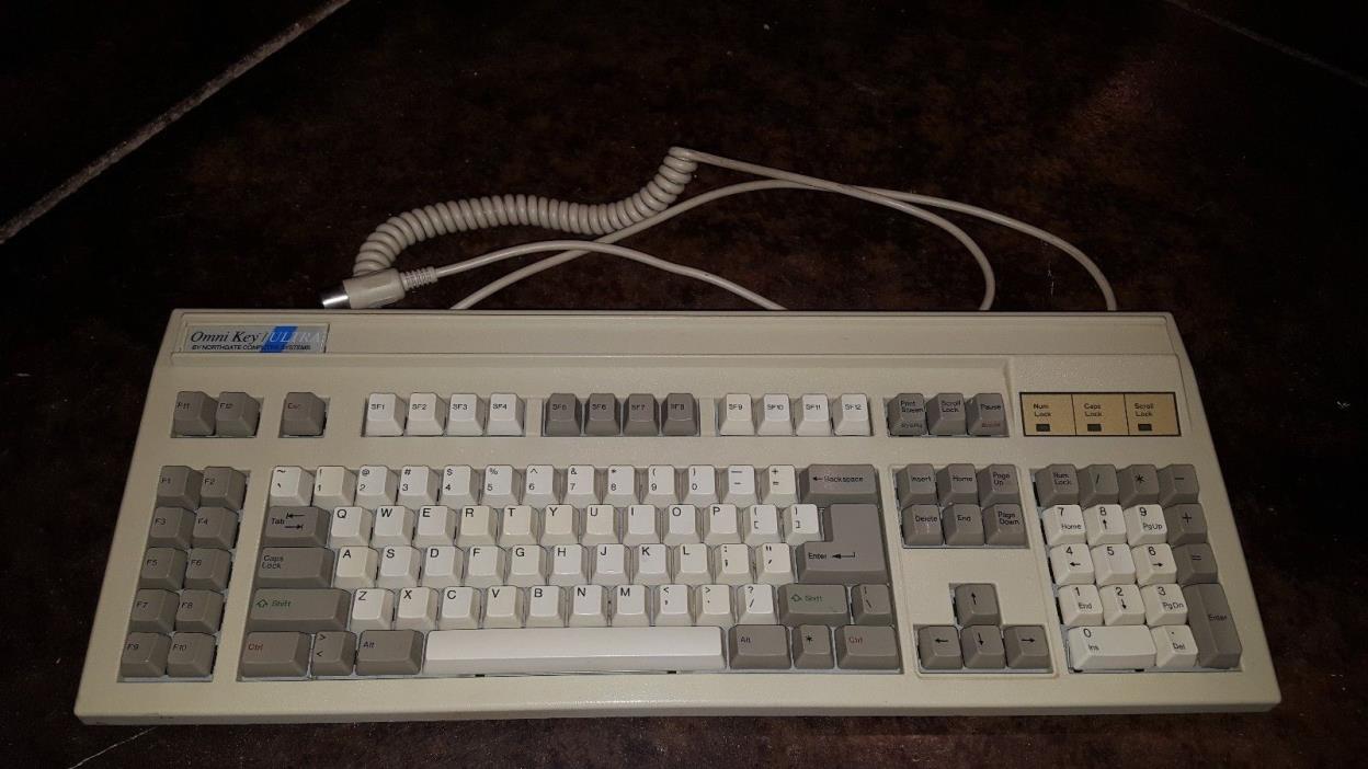 NorthGate OmniKey Ultra (Ultra-T) Keyboard AT Cable included