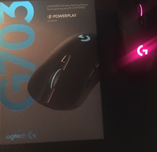 Genuine Logitech G703 LIGHTSPEED Wireless Gaming Mouse (Black) Brand New