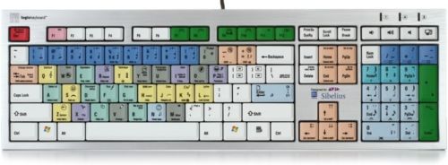 LogicKeyboard Slim Line PC Keyboard - Avid Sibeliu