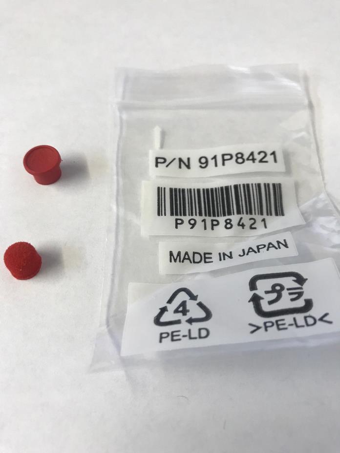 IBM ThinkPad Trackpoint Tip Mouse Red Caps Set 91 P 8421 (P91P8421)