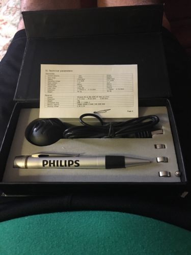 Philips remote Presenter Laser Pointer  ball Pen Wireless Data Storage Device