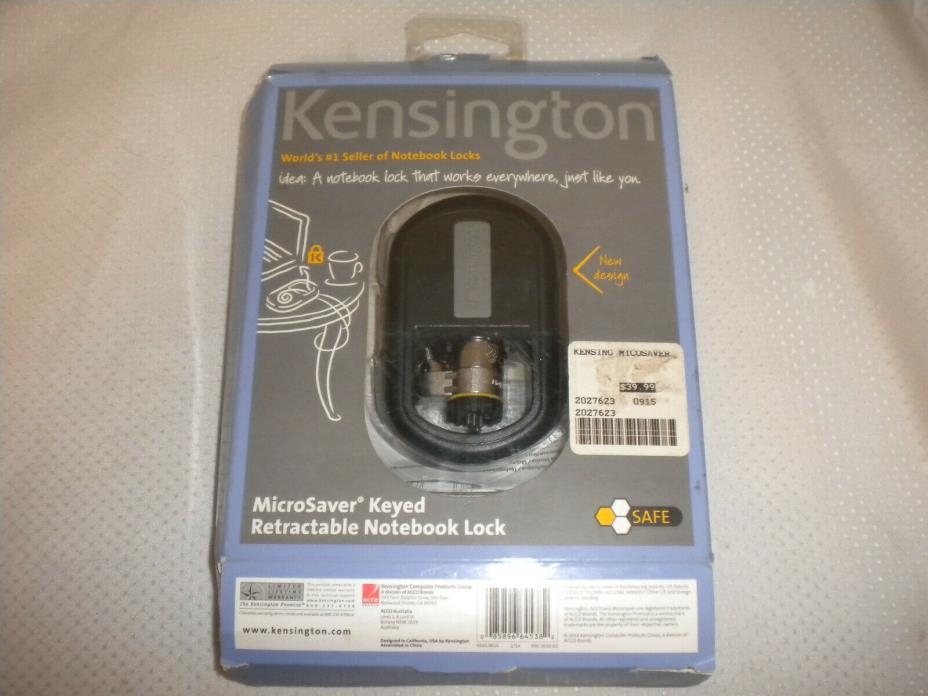 Kensington MicroSaver Keyed Retractable Notebook Lock