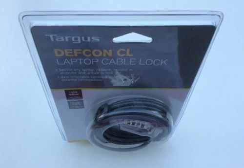 Targus DEFCON CL Laptop, Netbook, Monitor or Projector w/ a built-in Lock Slot