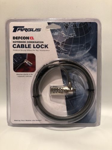 Targus DEFCON CL, Laptop Cable Lock, PA41OU