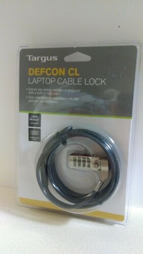 New Targus Defcon CL Laptop Cable Lock with Selectable Combination