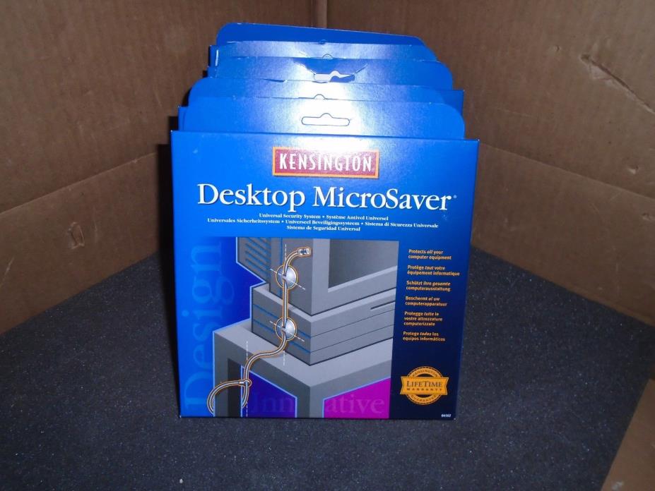 Quantity  5 New Kensington Desktop MicroSaver Security System 64162