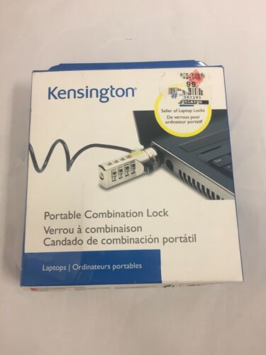 NEW Kensington Portable Combination Cable Lock