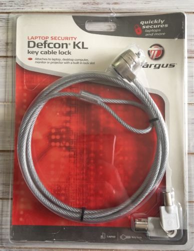 NEW * Targus Notebook Security Defcon KL Key Cable Lock PA450U *