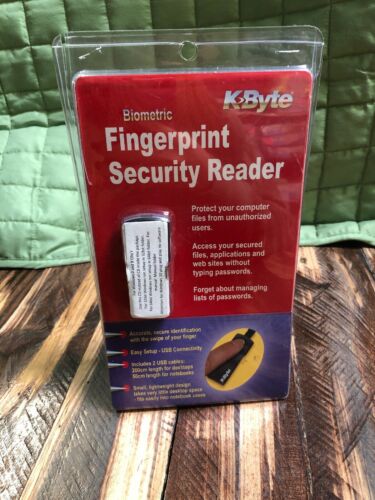 KByte Biometric Thumbprint Fingerprint Security Reader Desktop Laptop