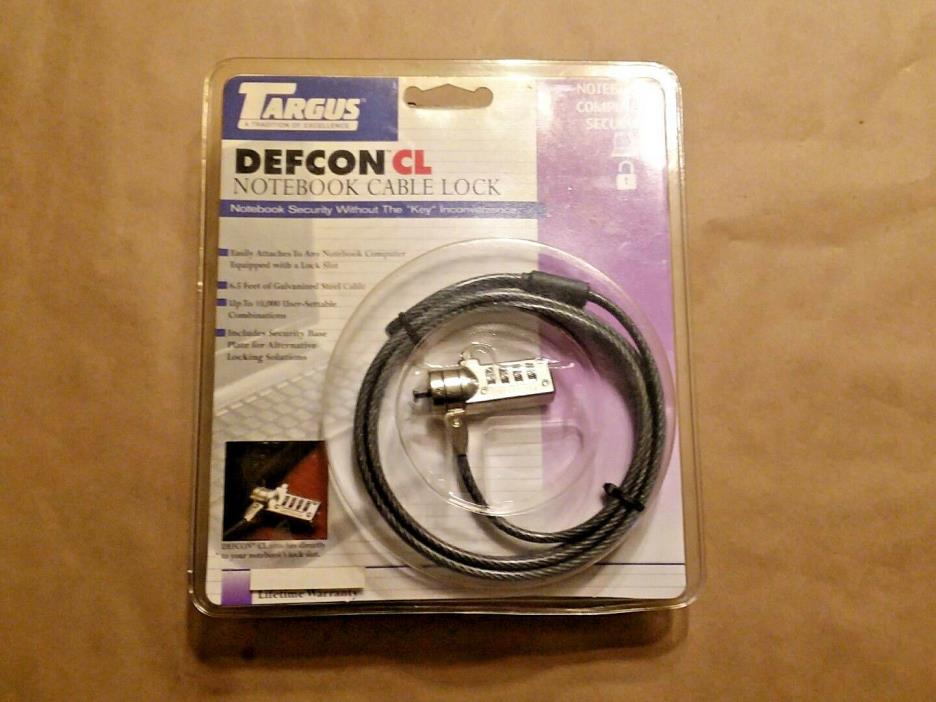 NEW Targus Defcon CL Laptop Cable Lock Part # CQ410U