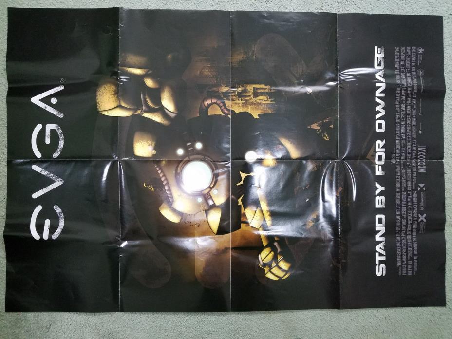 EVGA Gaming- RARE Official STAND BY FOR OWNAGE POSTER