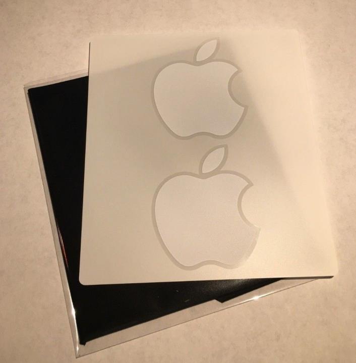 Genuine Apple Micro-Cloth with 2 White Apple Stickers NEW!
