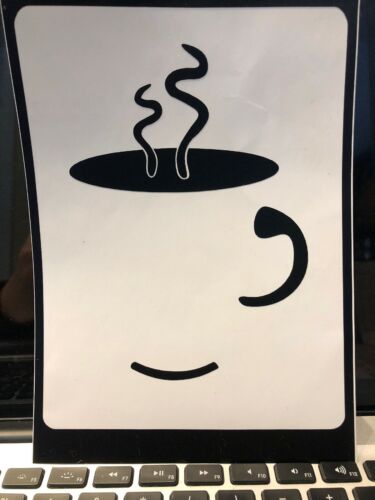 Coffee Mac Decal Macbook Decal Vinyl Laptop Sticker