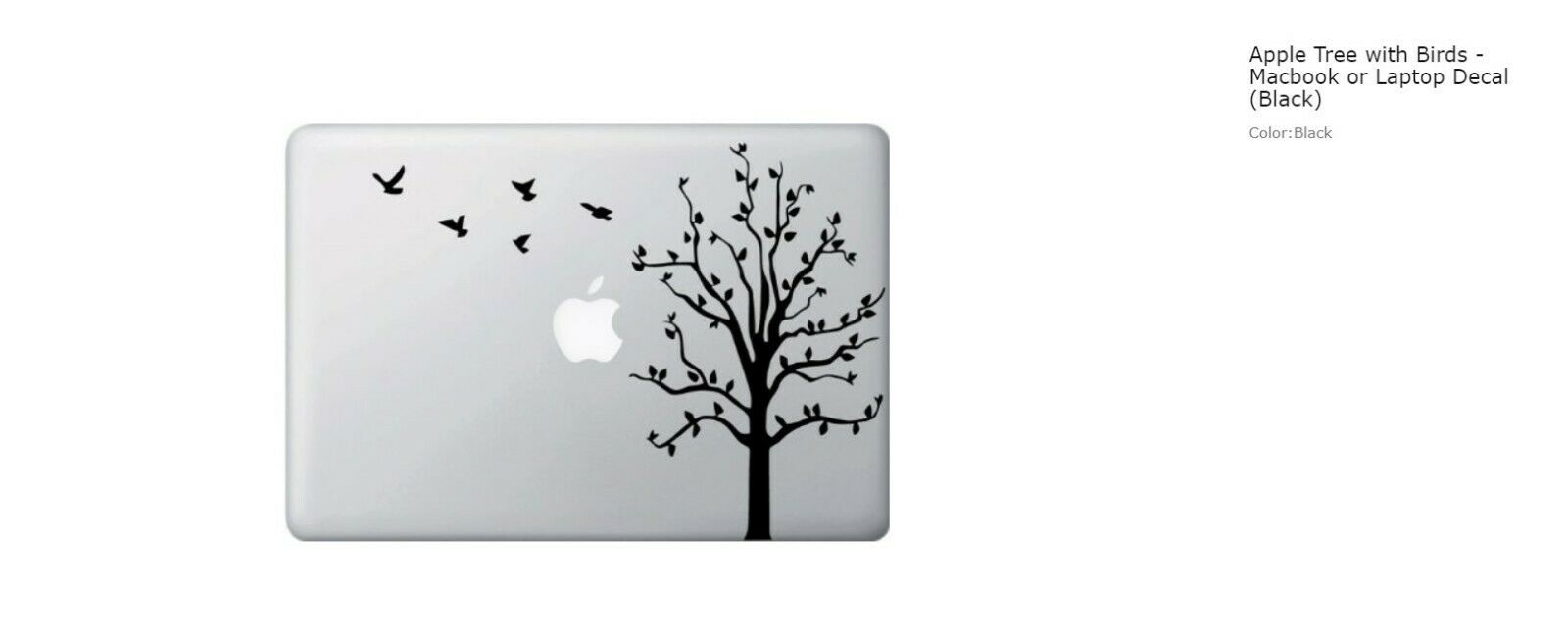 Tree with Birds Apple Macbook Vinyl Sticker Skin Decal Cover