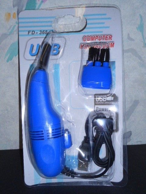 New MINI USB Vacuum Cleaner Dust Collector Brush for Computer Laptop PC Keyboard
