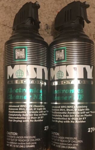 Misty Computer Electronics Cleaner 12oz FREE SHIPPING 2 Pack