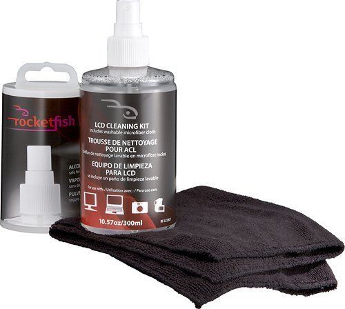 Rocketfish LCD Cleaning kit 10.57OZ 300ml With Microfiber Cloth RF-LCDKIT