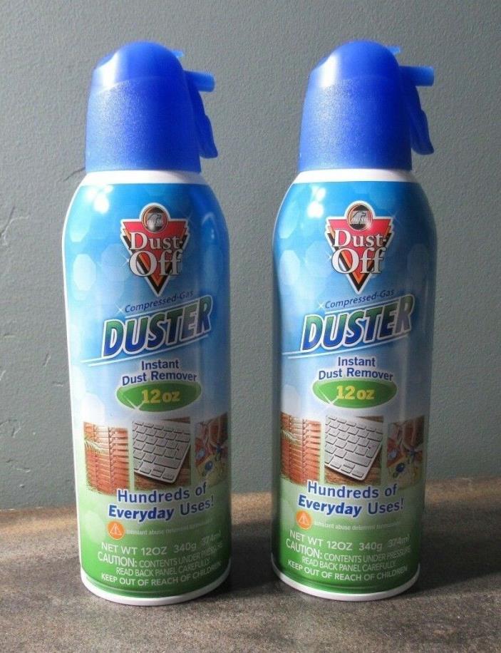 Falcon Dust Off Compressed Gas Duster Instant, 2 cans