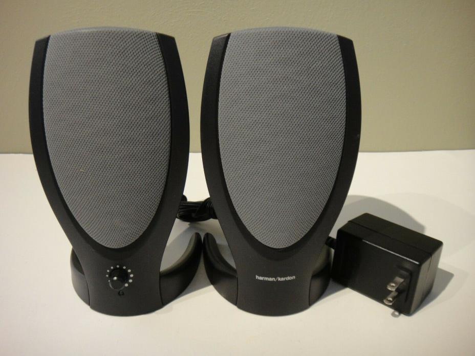Harman Kardon Rev-A00  Black Multimedia Computer Speakers with Power adapter
