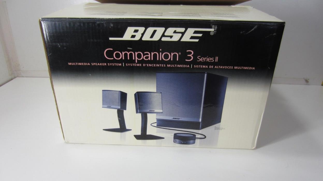 Bose Companion 3 Series II Multimedia Computer Speaker System w/Subwoofer