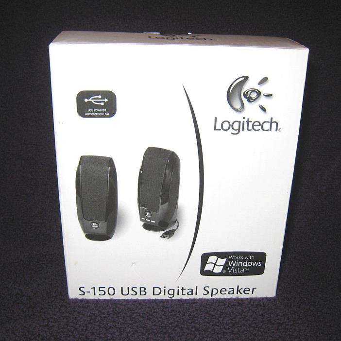 Logitech S150 USB Speakers with Digital Sound Black - Estate Sale