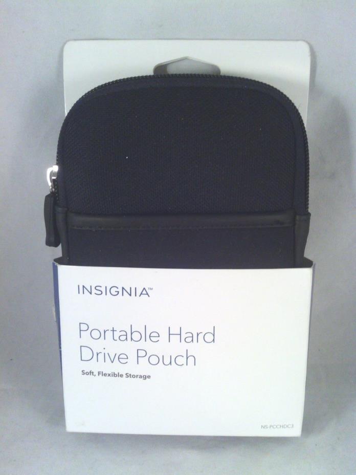 Insignia Portable Hard Drive Case, Black. NEW Case measures 6.5