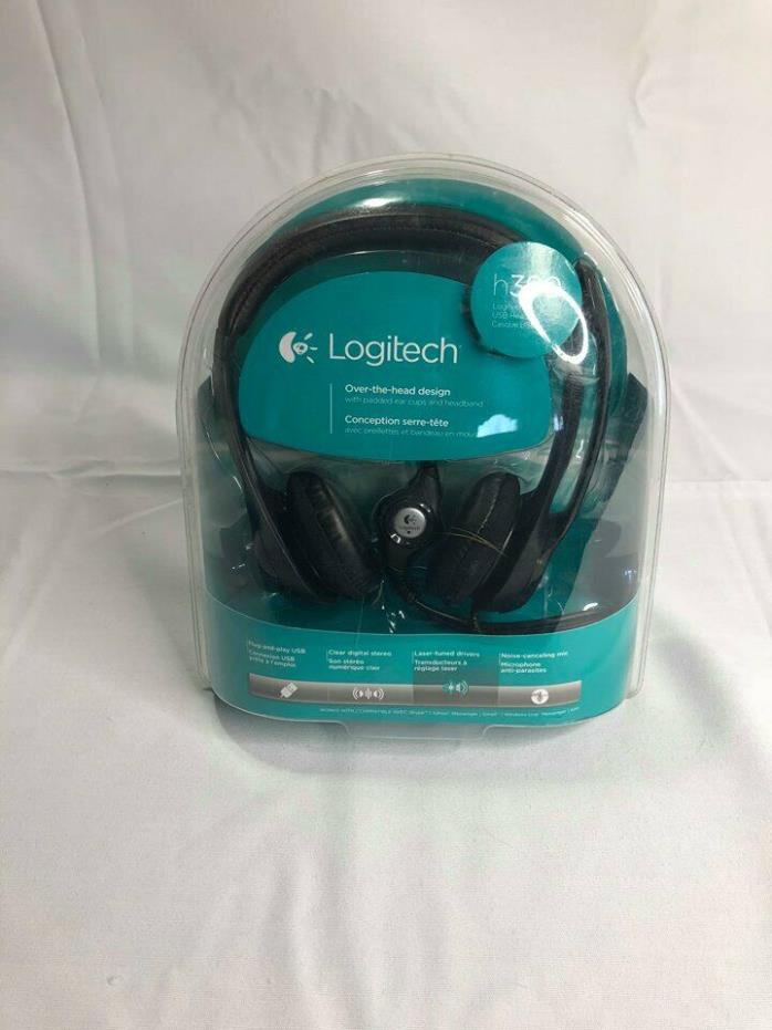 Logitech H390 ClearChat Comfort USB Headset Noise Cancelling Microphone