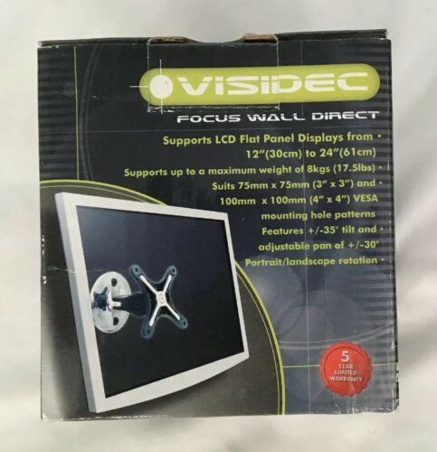 ~NEW in Box~ ATDEC (VISIDEC) VF-WD Focus LCD/LED TV Direct Wall Mount