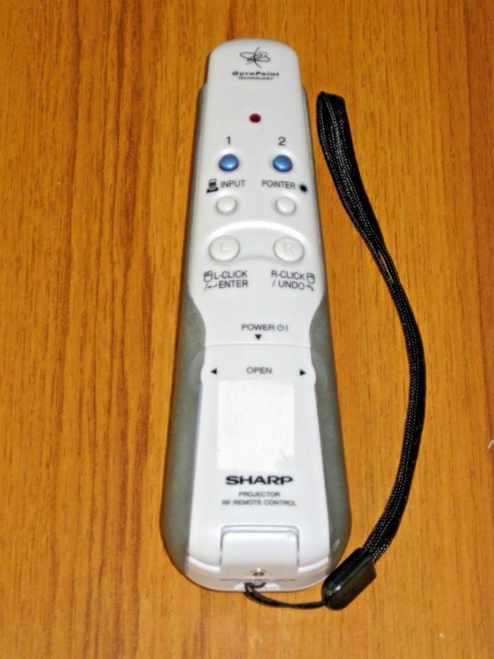 Genuine Sharp GyroPoint RF Projector Remote RRMCG1631CESA - UNTESTED