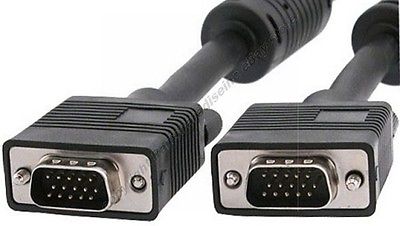 Lot2 75ft long SVGA/VGA Male-M Monitor/LCD/Projector Cable/Cord$SH DISC{4xShield