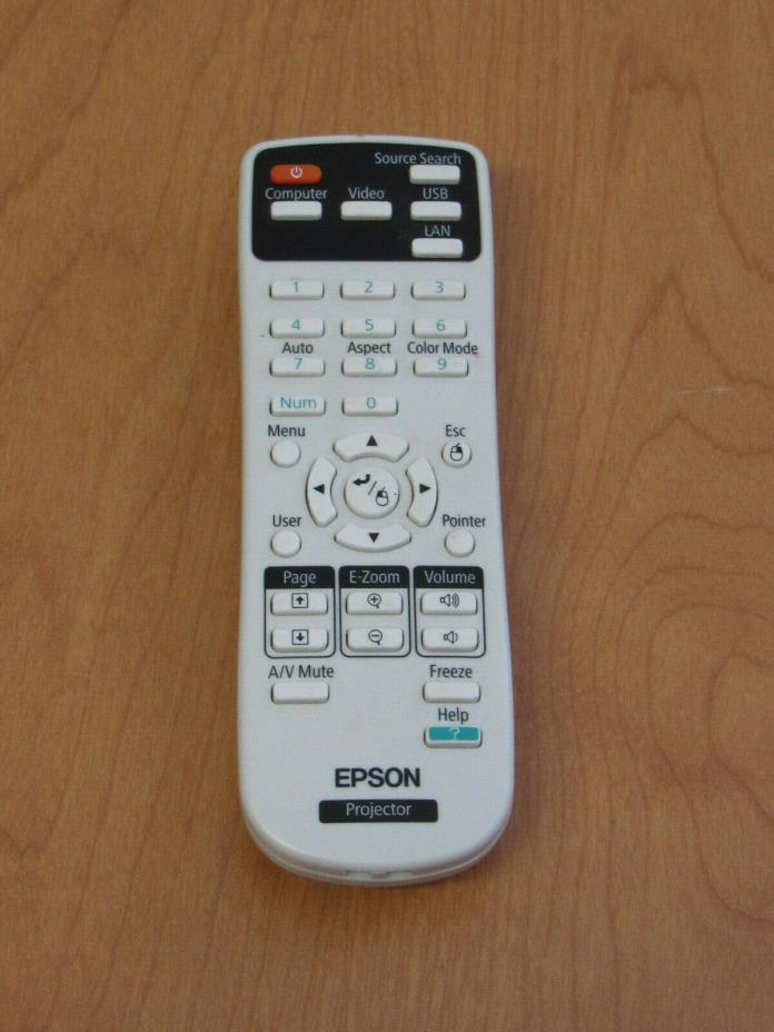Genuine Epson Projector Remote Control 154720001 - Tested Working
