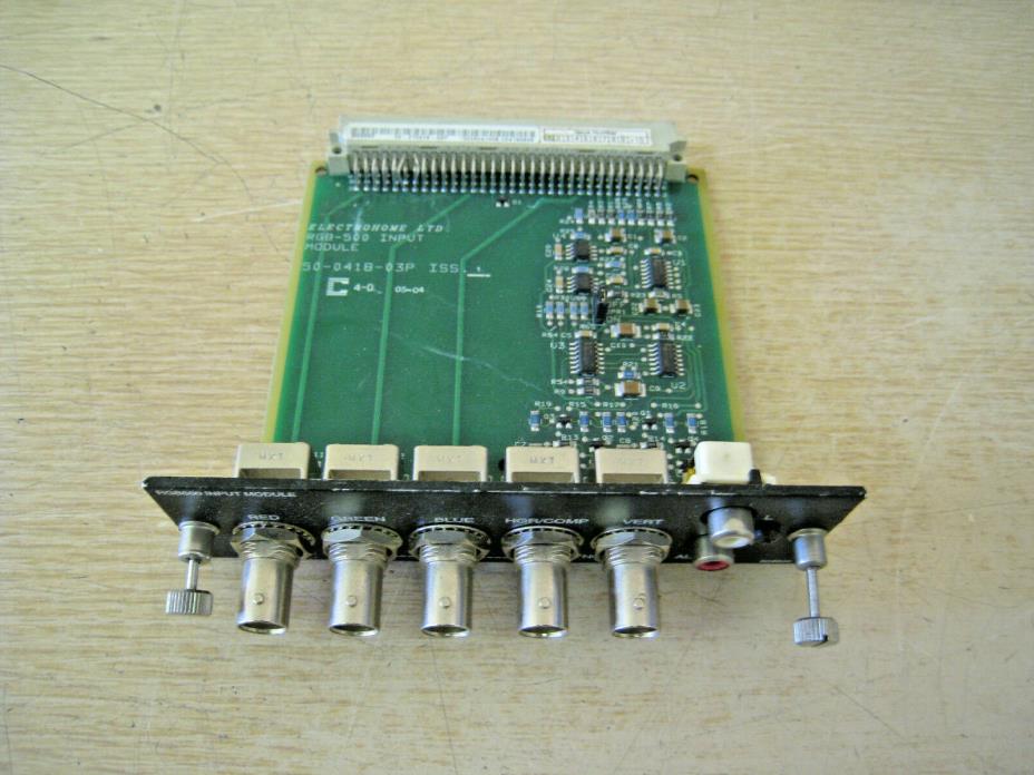 Electrohome / Christie RGB500 Input Module 50-0418-03P for Projector